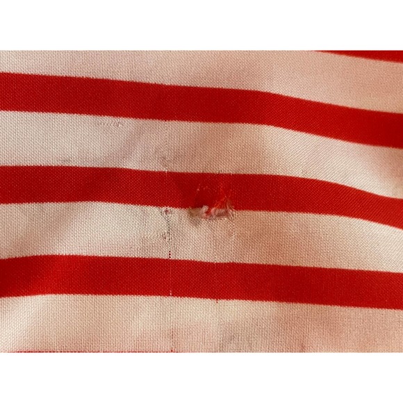 Missy H Red Multi Pattern A-line Vintage Midi Dress 16 REPAIR Cutter - Picture 3 of 10